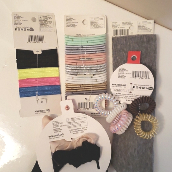 Scunci Hair Scrunchies, spirals, Elastics & Headband NWT - Picture 7 of 7